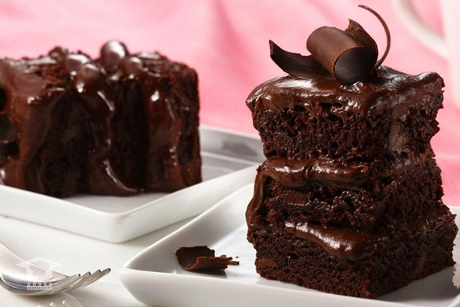 کیک خیس شکلاتی