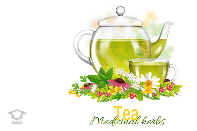 دمنوش نعناع در قوری