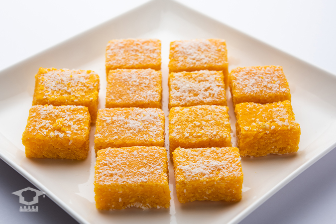 کیک شربتی نارگیلی