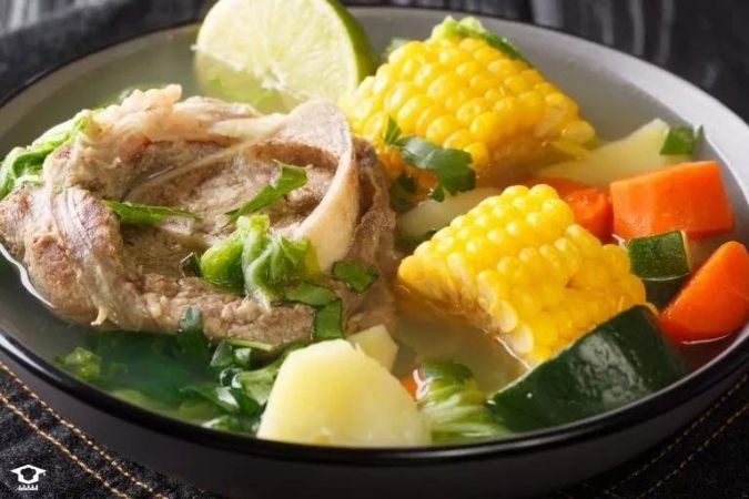 سوپ گوشت گاو و سبزیجات، غذاهای مکزیکی
