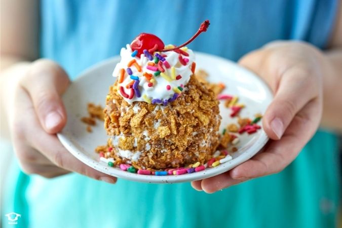 بستنی سرخ شده، غذاهای مکزیکی