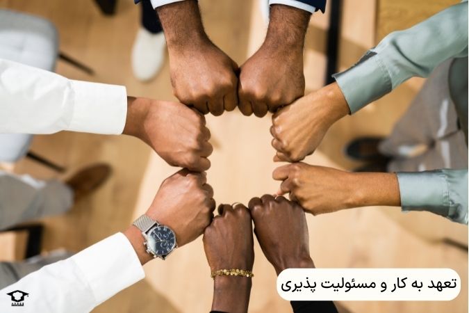 تعهد به کار و مسئولیت پذیری