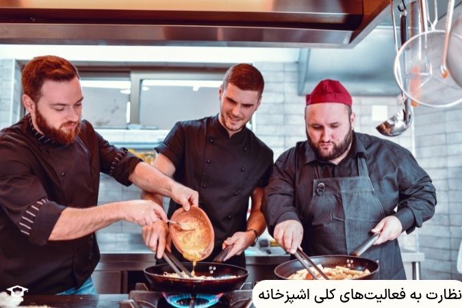 نظارت به فعالیتهای کلی اشپزخانه