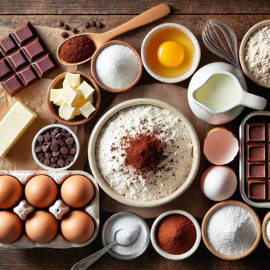 مواد لازم برای تهیه کیک لیوانی