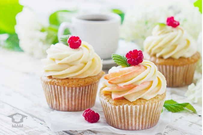 طرز تهیه کیک فنجانی