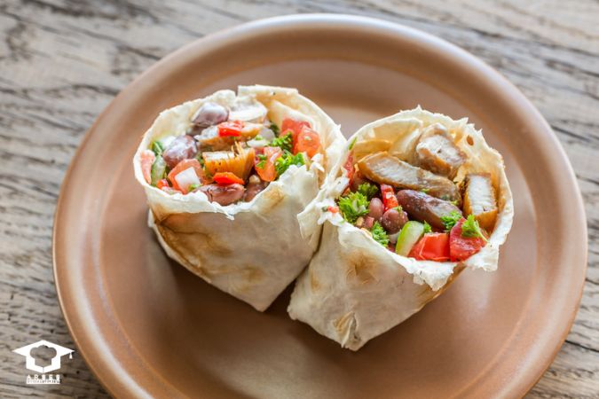 ساندویچ بوریتو مرغ