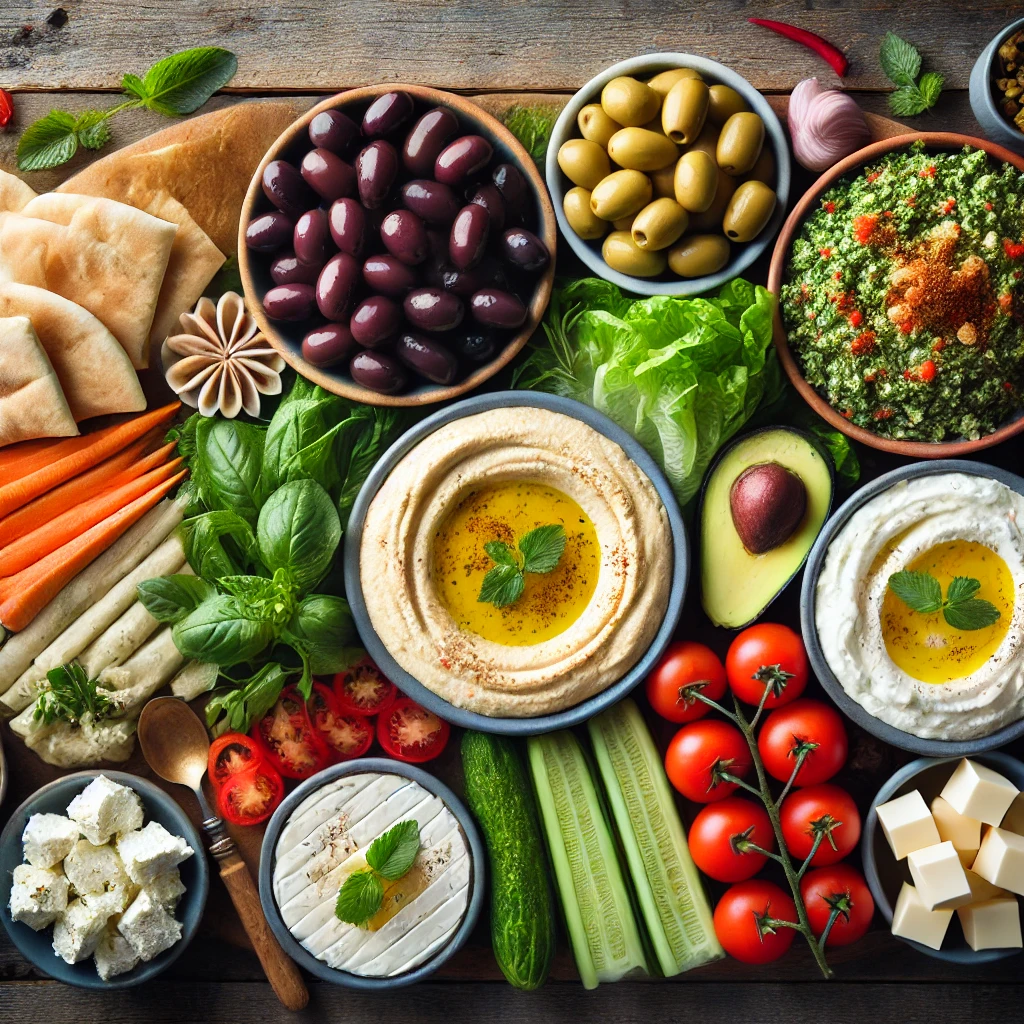 مواد لازم برای تهیه بشقاب مزه
