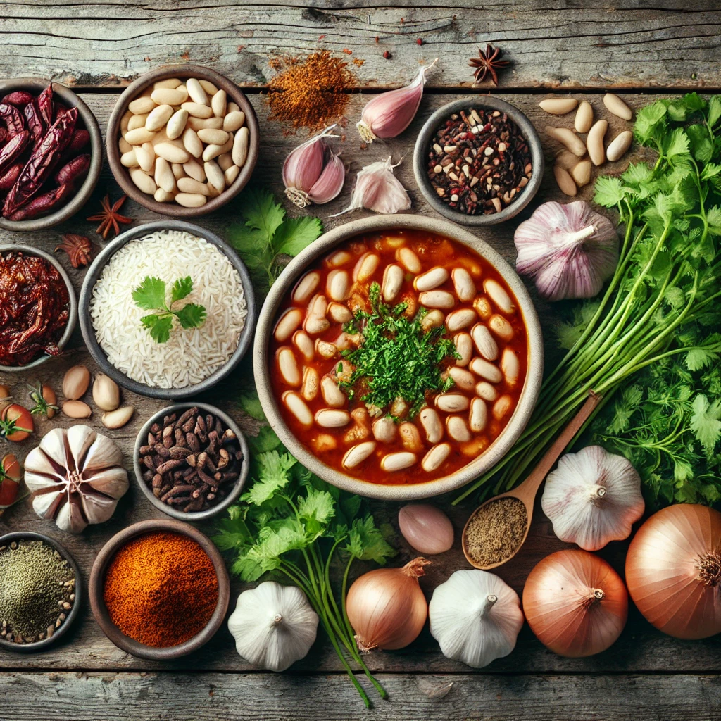 مواد لازم برای تهیه آش ترش مازندرانی