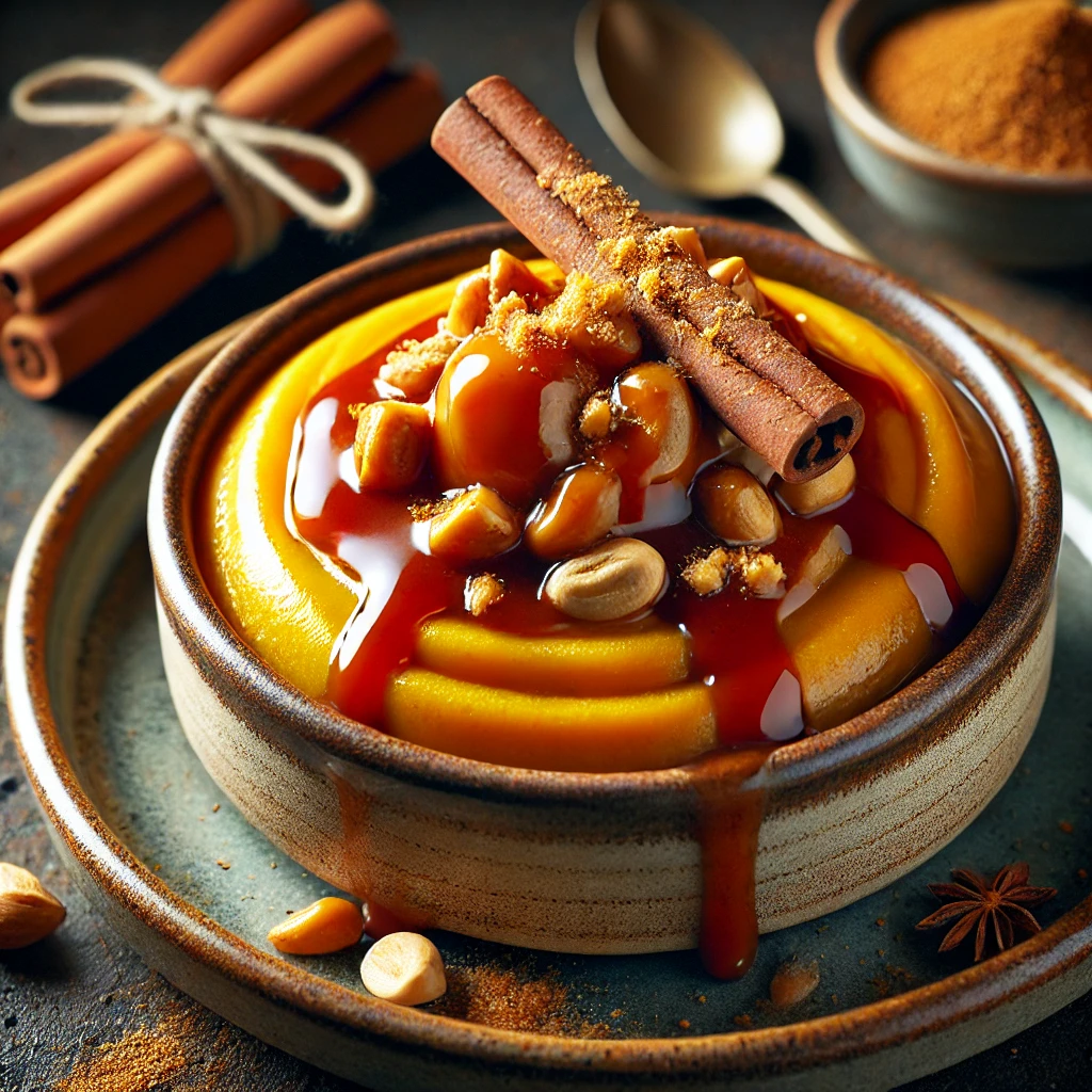 دستور تهیه دسر کدو حلوایی و کارامل