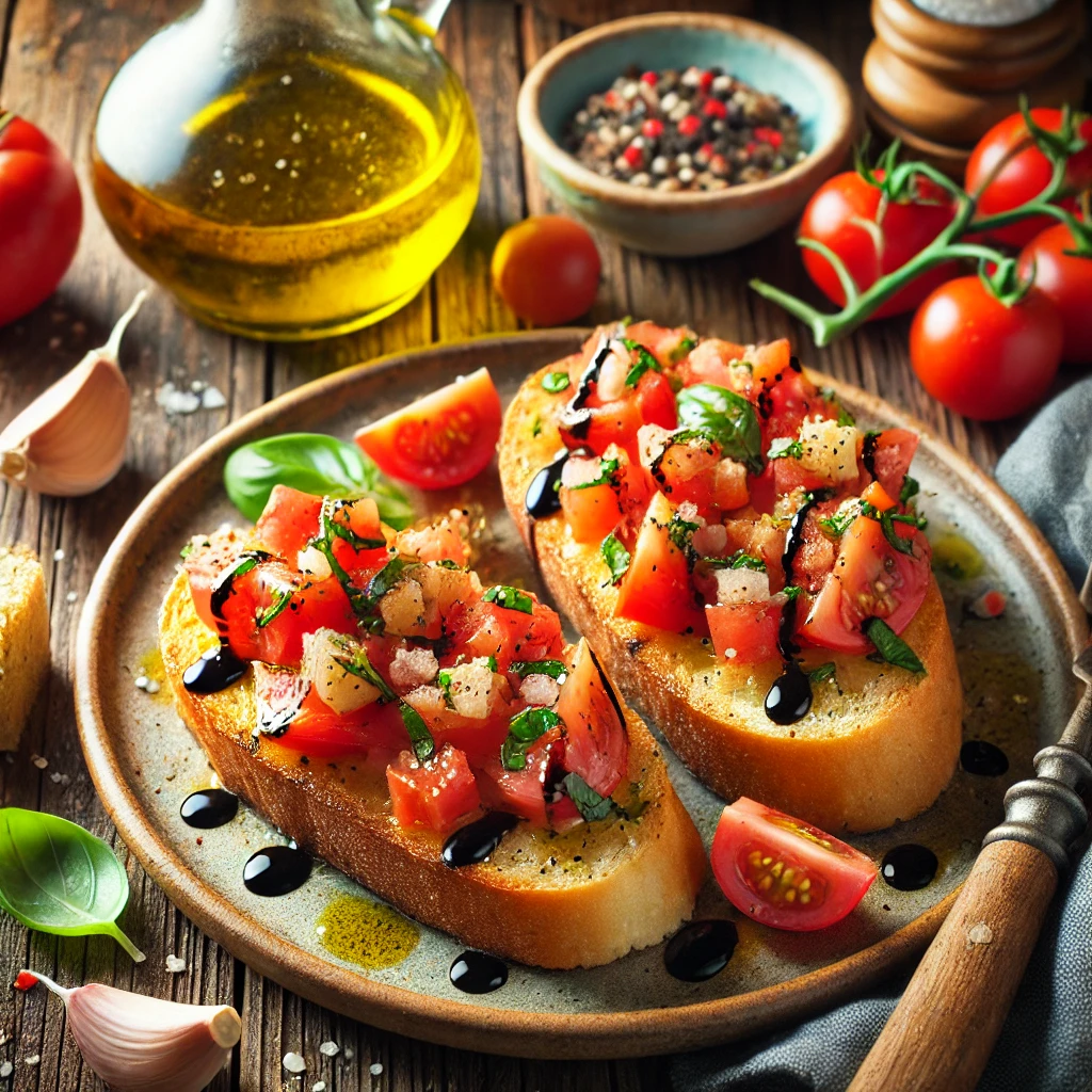 دستور تهیه بروسکتا