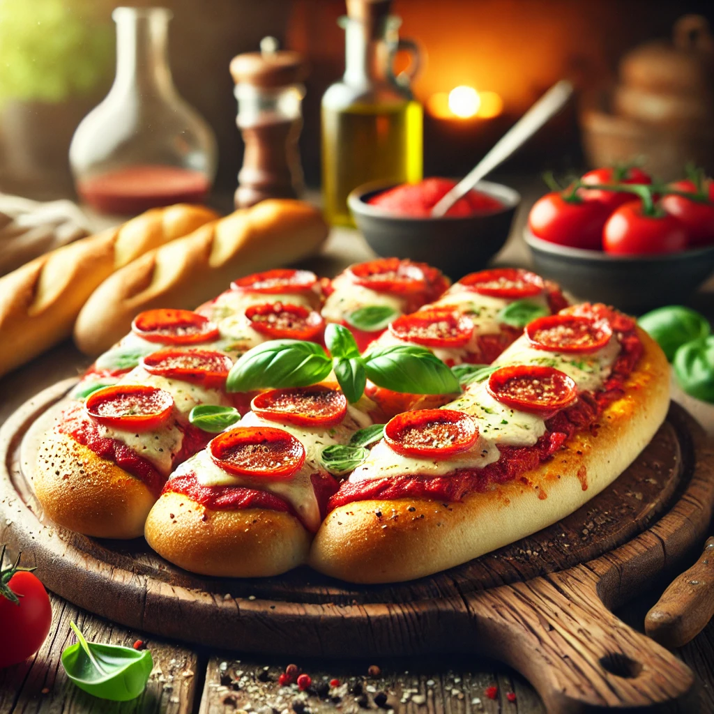 آموزش پیتزا با نان باگت