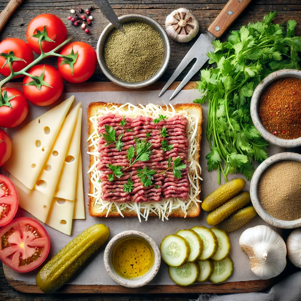 مواد لازم برای پخت تستی کباب