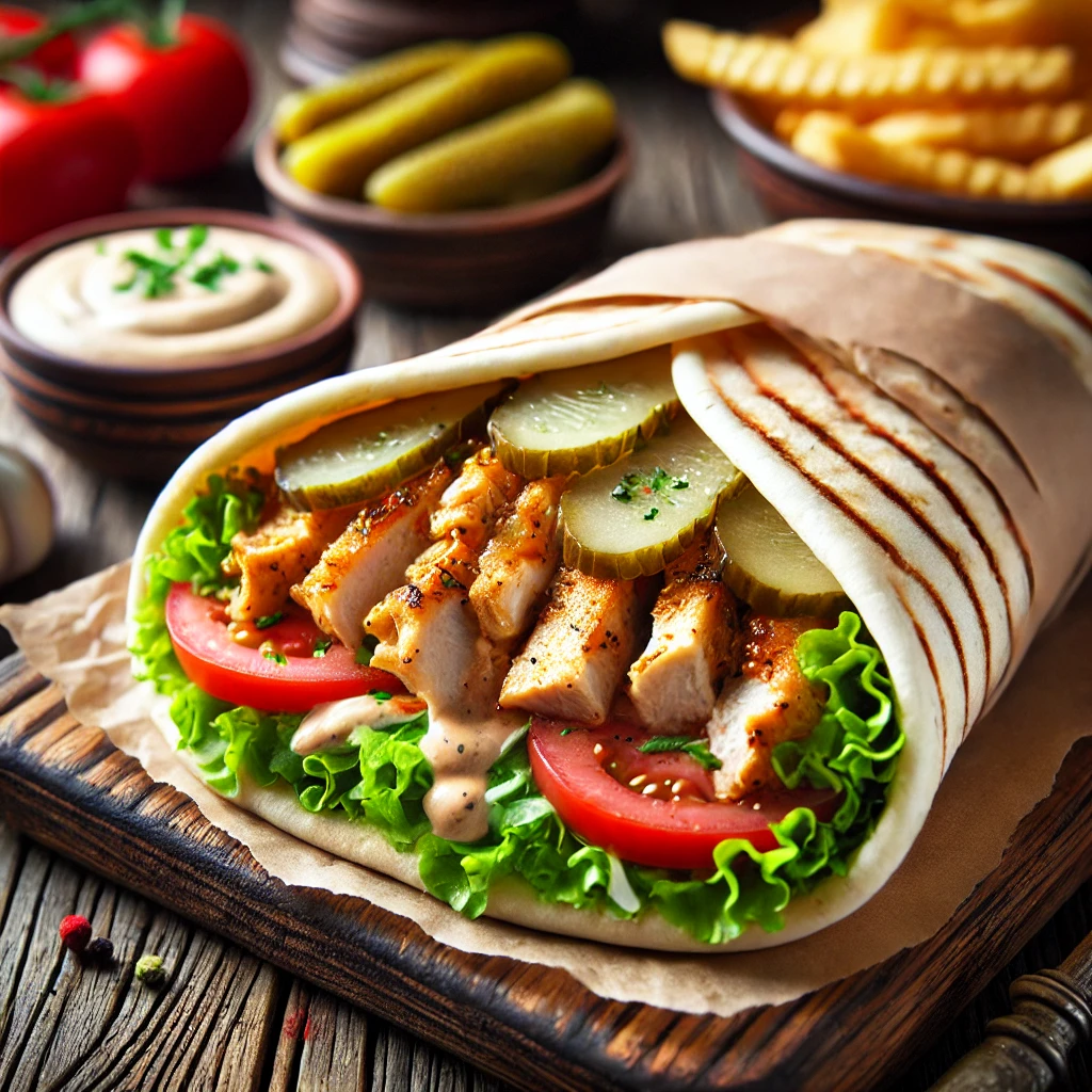 دستور پخت شاورما در خانه