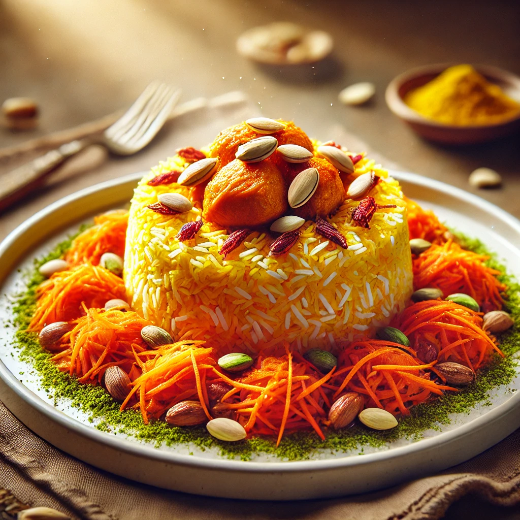 طرز تهیه هویج پلو:
