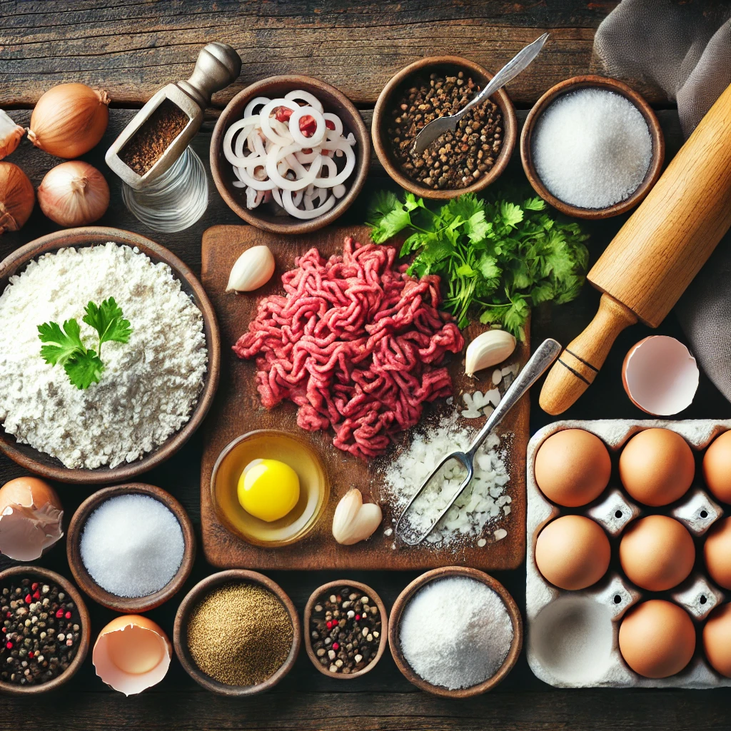 مواد لازم تهیه پلمبی برای 4 نفر