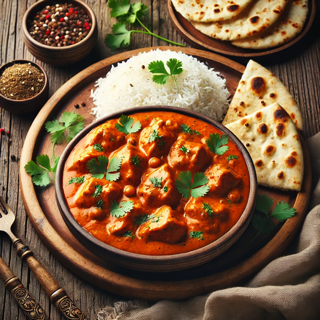 دستور پخت چیکن باتر کاری هندی