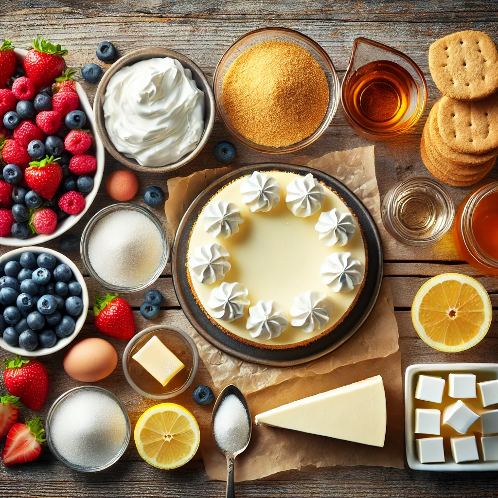 مواد لازم برای تهیه چیز کیک یخچالی