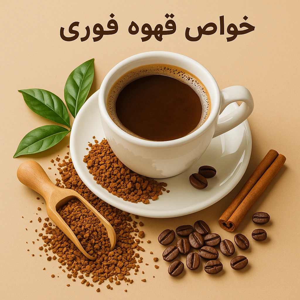 خواص و مضرات قهوه فوری: تفاوت با قهوه تازه و نکات مصرف سالم