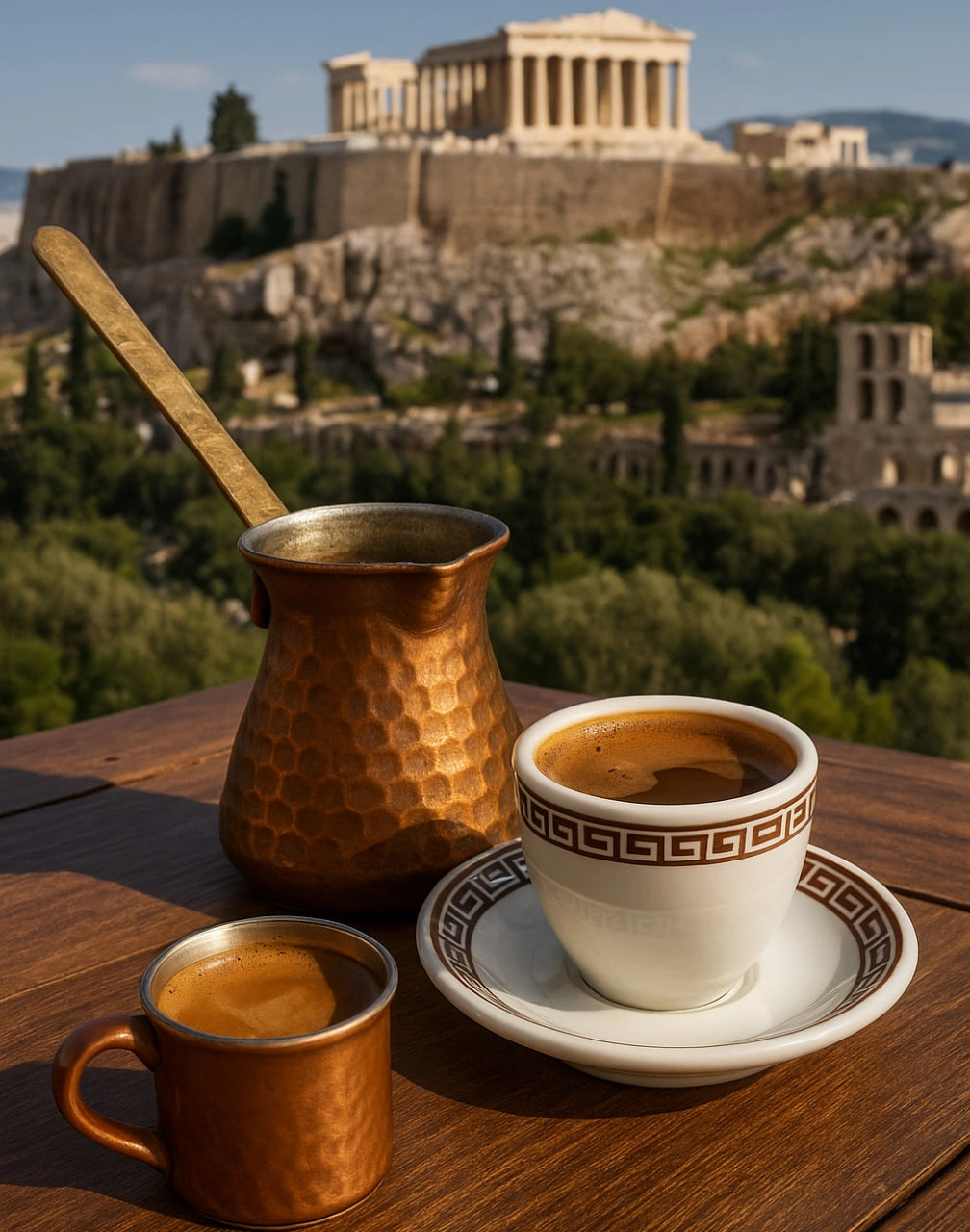  تهیه قهوه یونانی و آداب نوشیدن آن؛ تجربه‌ای فرهنگی از عطر، آرامش و گفتگو