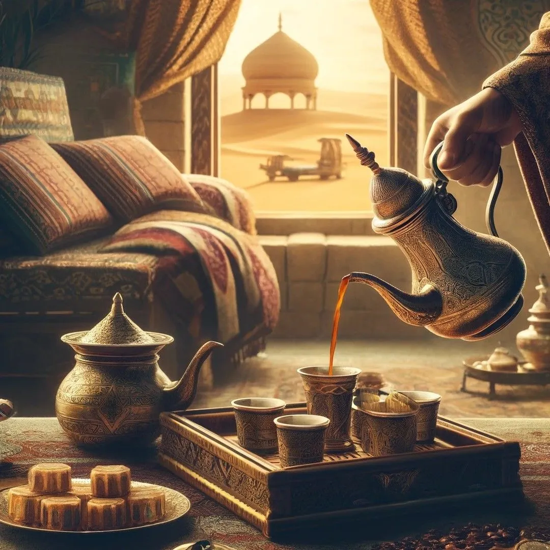 قهوه عربی و آداب قهوه نوشی با دله به همراه طرز تهیه آن