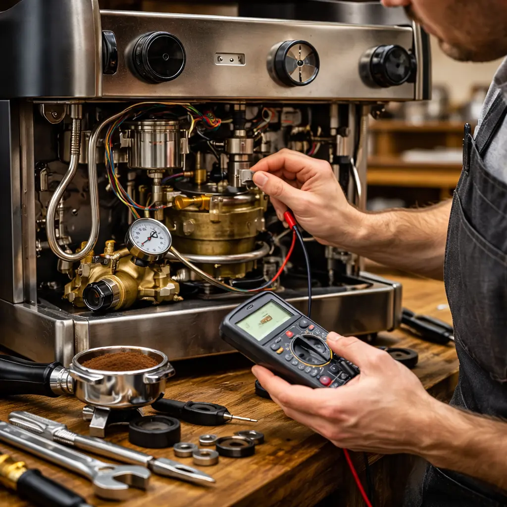 تعمیر دستگاه اسپرسو ساز؛ راهنمای تشخیص، پیشگیری و تعمیر اصولی