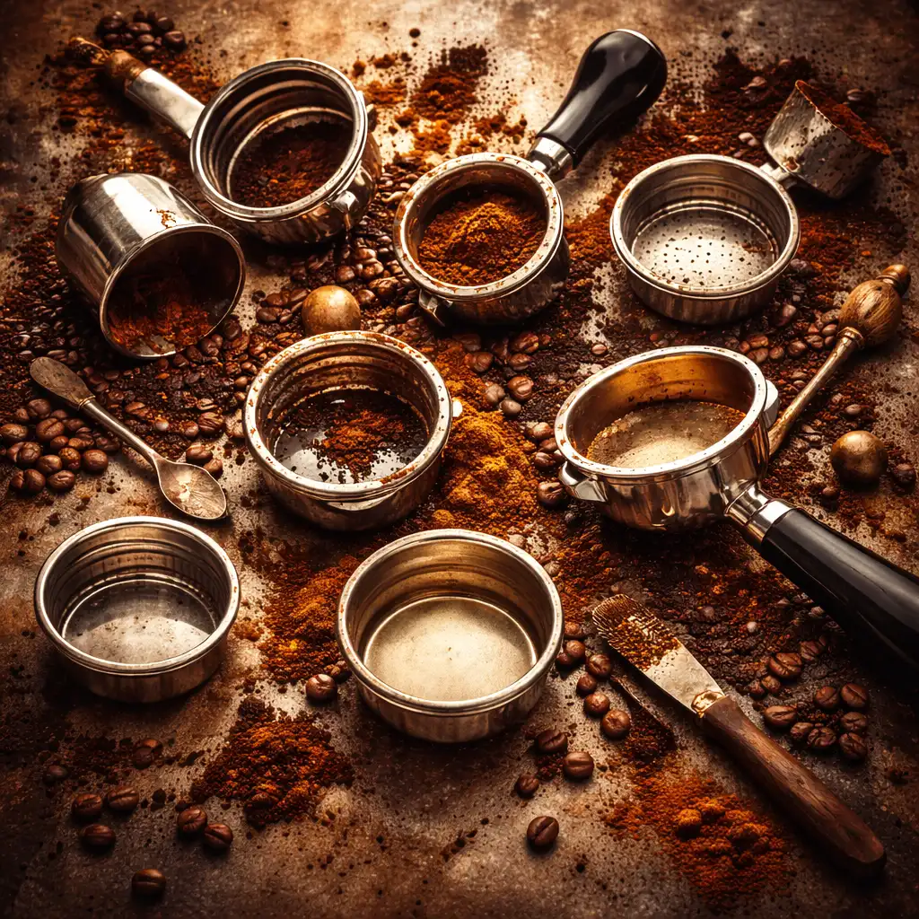 بررسی انواع بسکت قهوه؛ چه بسکتی واقعاً برای عصاره‌گیری مناسب است؟