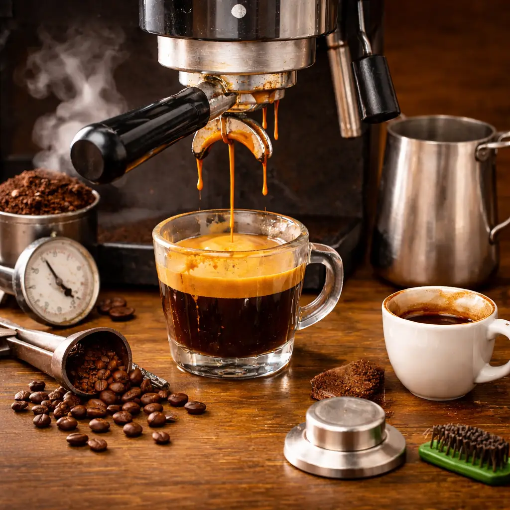 ۸ اشتباهات رایج اسپرسوساز که کیفیت اسپرسو را خراب می‌کند